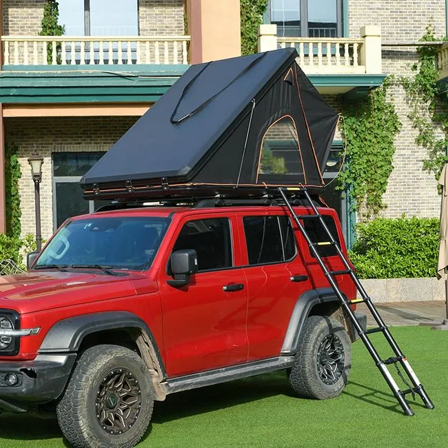 Black Hardtop Rooftop Tent