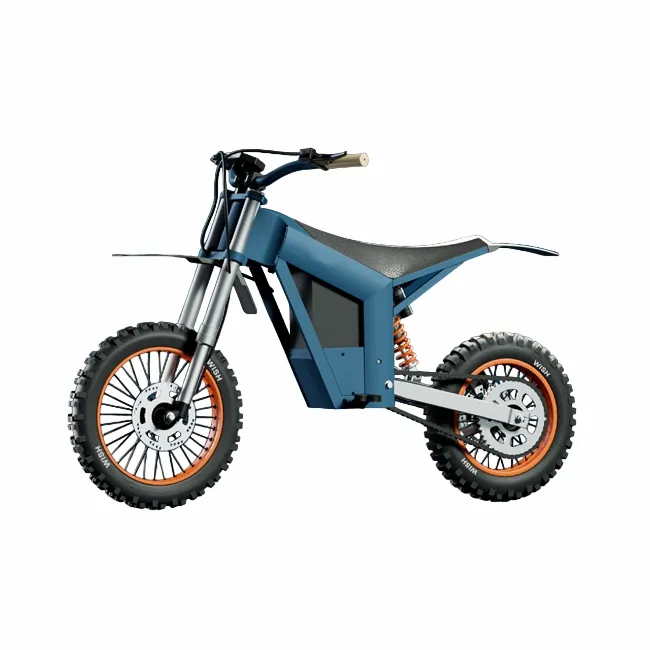 Blue Electric Dirt Bike 30 Mph